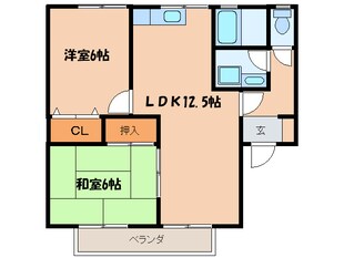 シャルムⅠ　Ａ棟の物件間取画像